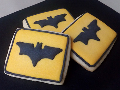 Biscoitos Decorados Ch de Cozinha Batman