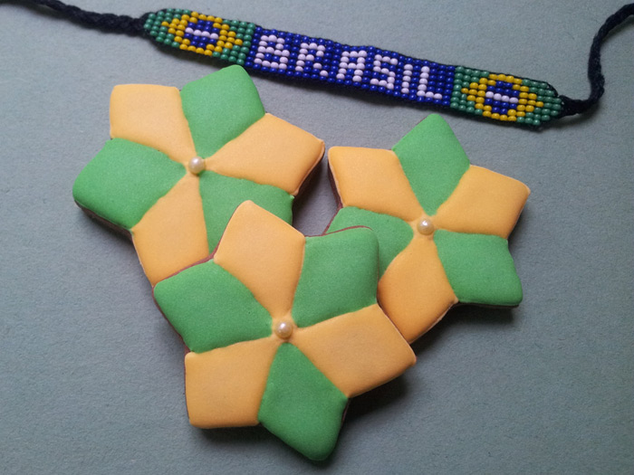 Biscoitos Decorados Copa do Mundo no Brasil
