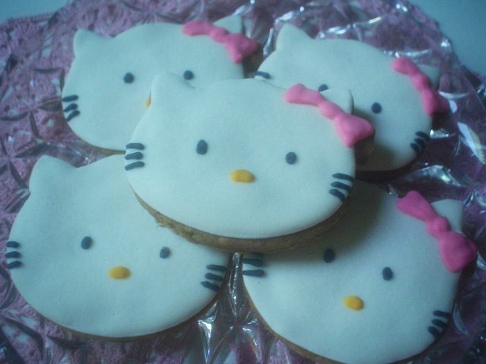 Biscoitos Decorados da Hello Kitty