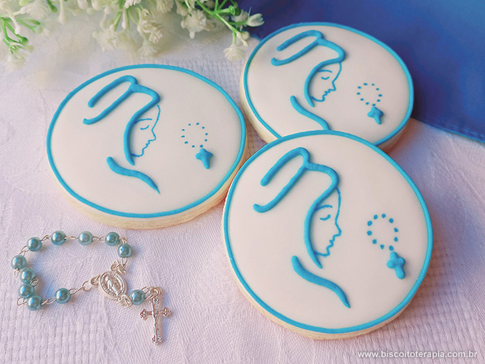 Biscoitos Decorados de Nossa Senhora