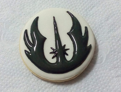 Biscoitos Decorados de Ordem Jedi de Star Wars