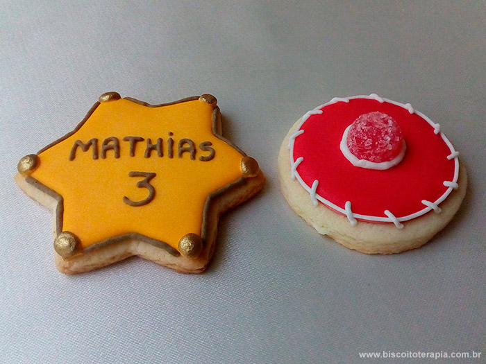 Biscoitos Decorados de Toy Story para o Mathias
