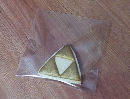 Biscoitos Decorados de Triforce de The Legend of Zelda