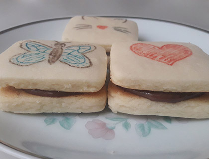 Biscoitos de Leite Ninho com Nutella