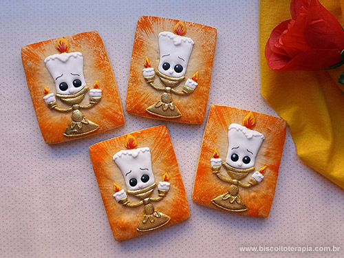 Biscoitos Decorados A Bela e a Fera Biscoitos Decorados A Bela e a Fera