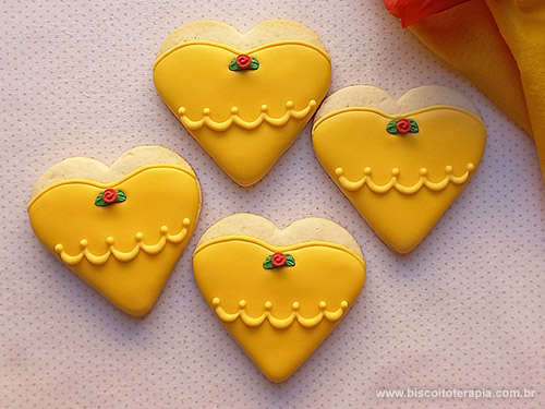 Biscoitos Decorados A Bela e a Fera Biscoitos Decorados A Bela e a Fera