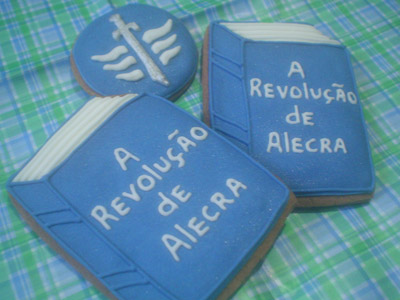 Biscoitos Decorados Capa de Livro