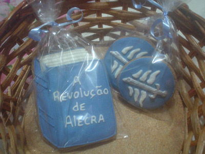 Biscoitos Decorados Capa de Livro