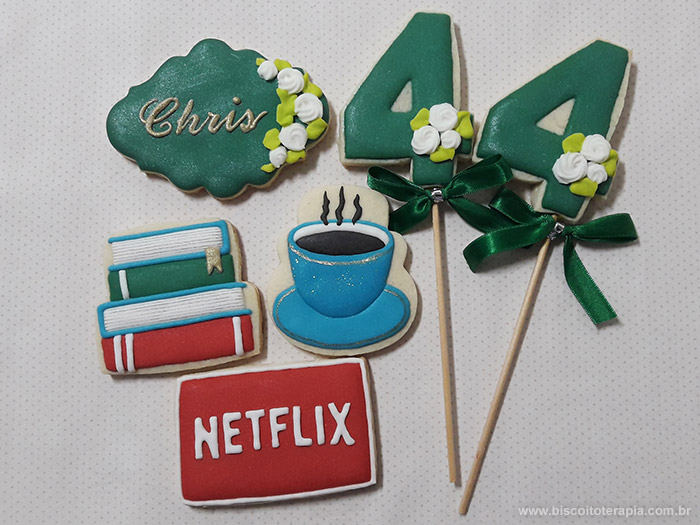 Biscoitos Decorados Aniversário Chris Biscoitos Decorados Aniversário Chris