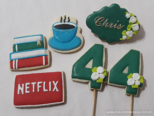 Biscoitos Decorados Aniversário Chris Biscoitos Decorados Aniversário Chris