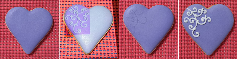Biscoitos Decorados para um Aniversário Lilás Biscoitos Decorados para um Aniversário Lilás