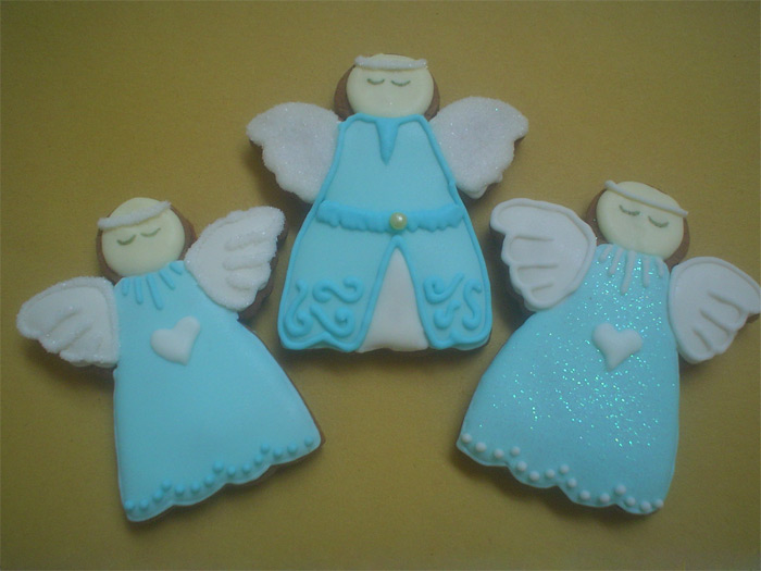 Biscoitos Decorados de Anjinhos Biscoitos Decorados de Anjinhos