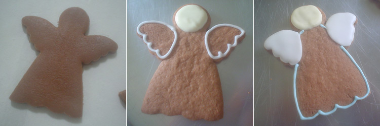 Biscoitos Decorados de Anjinhos Biscoitos Decorados de Anjinhos