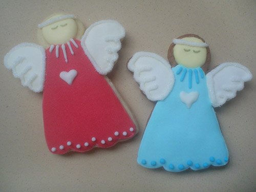 Biscoitos Decorados de Anjinhos Biscoitos Decorados de Anjinhos