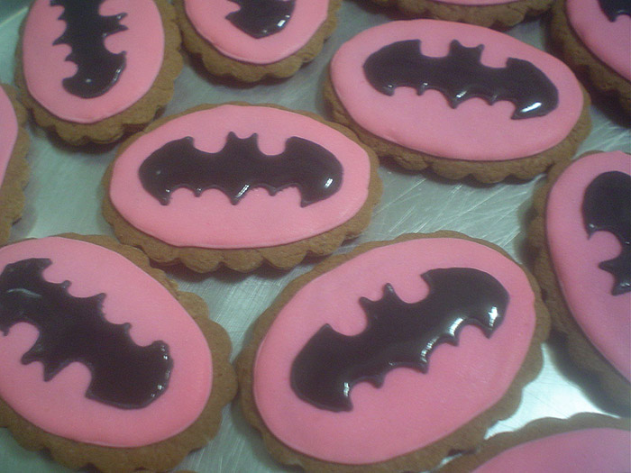 Biscoitos Decorados de Batgirl