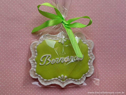 Biscoitos Decorados Batizado do Bernardo