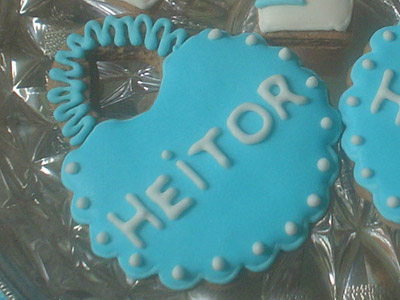 Biscoitos Decorados Bebê Heitor Biscoitos Decorados Bebê Heitor