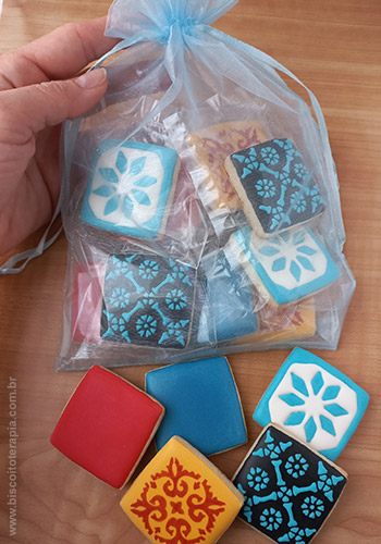 Biscoitos Decorados do Boardgame Azul Biscoitos Decorados do Boardgame Azul