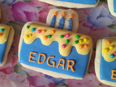 Biscoitos Decorados Bolo de Aniversário Edgar Biscoitos Decorados Bolo de Aniversário Edgar