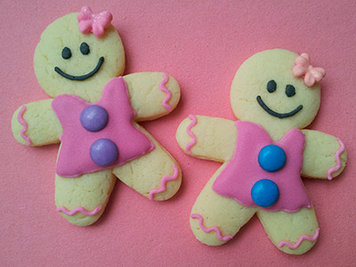 Biscoitos Decorados de Bonequinhos de Natal Biscoitos Decorados de Bonequinhos de Natal