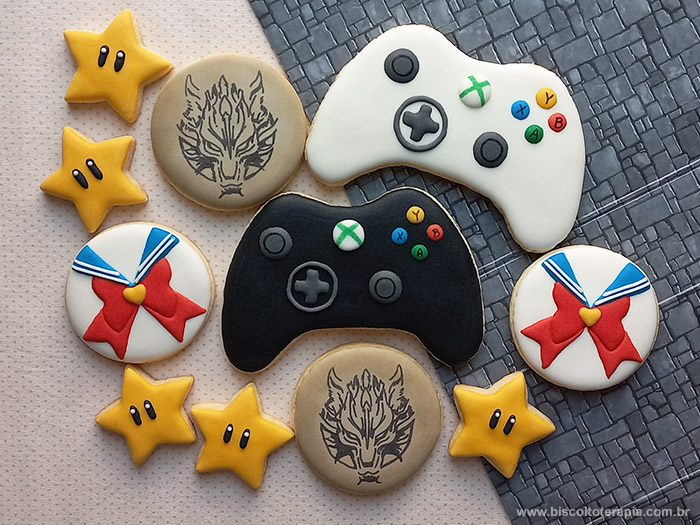 Biscoitos Decorados Caixa Gamer