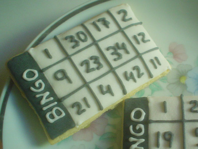 Biscoitos Decorados Cartela de Bingo Biscoitos Decorados Cartela de Bingo