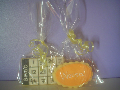 Biscoitos Decorados Cartela de Bingo Biscoitos Decorados Cartela de Bingo