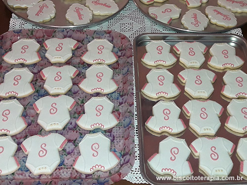 Biscoitos Decorados Ch de Beb da Sophia