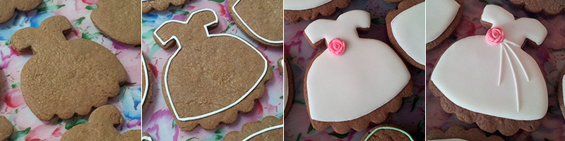 Biscoitos Decorados Chá de Cozinha Verde e Rosa Biscoitos Decorados Chá de Cozinha Verde e Rosa