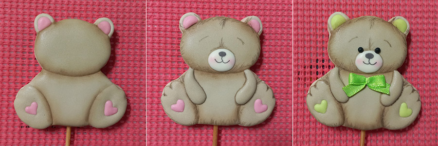 Biscoitos Decorados Chá Revelação Ursinhos Baby Biscoitos Decorados Chá Revelação Ursinhos Baby
