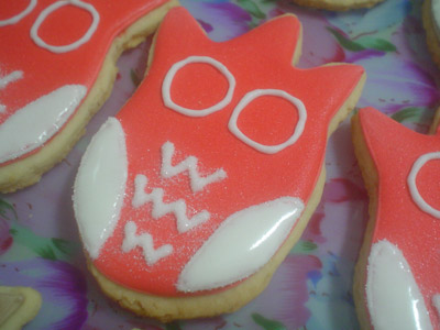 Biscoitos Decorados de Corujas Biscoitos Decorados de Corujas