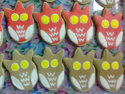 Biscoitos Decorados de Corujas Biscoitos Decorados de Corujas