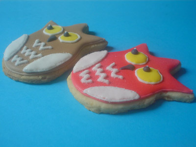 Biscoitos Decorados de Corujas Biscoitos Decorados de Corujas