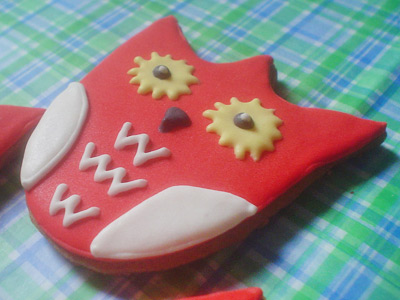 Biscoitos Decorados de Corujas Biscoitos Decorados de Corujas