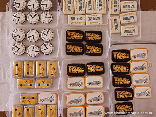 Biscoitos Decorados De Volta para o Futuro Biscoitos Decorados De Volta para o Futuro