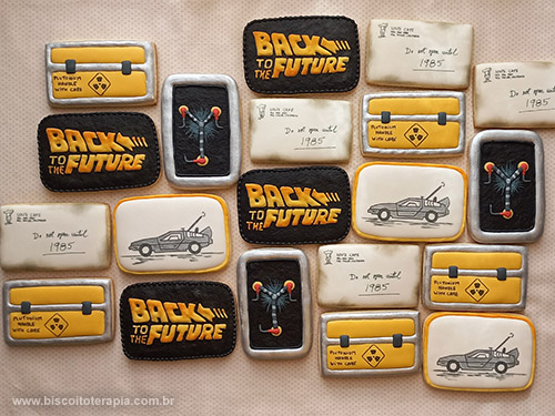 Biscoitos Decorados De Volta para o Futuro Biscoitos Decorados De Volta para o Futuro