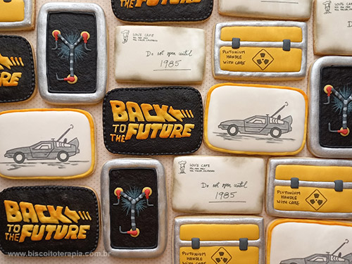 Biscoitos Decorados De Volta para o Futuro Biscoitos Decorados De Volta para o Futuro
