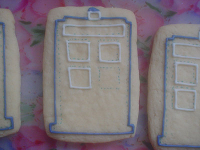 Biscoitos Decorados de Doctor Who