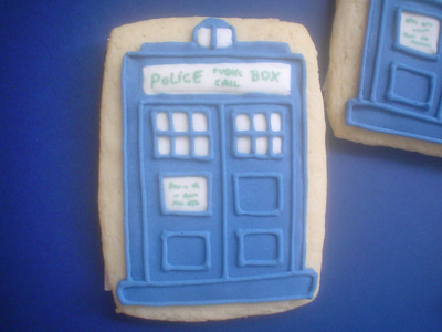 Biscoitos Decorados de Doctor Who