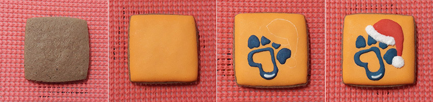 Biscoitos Decorados de Natal na Dog Wellness