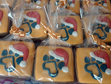 Biscoitos Decorados de Natal na Dog Wellness