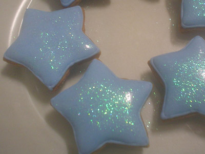 Biscoitos Decorados de Estrelinhas Biscoitos Decorados de Estrelinhas