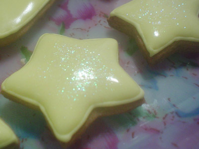 Biscoitos Decorados de Estrelinhas Biscoitos Decorados de Estrelinhas