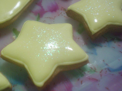 Biscoitos Decorados de Estrelinhas