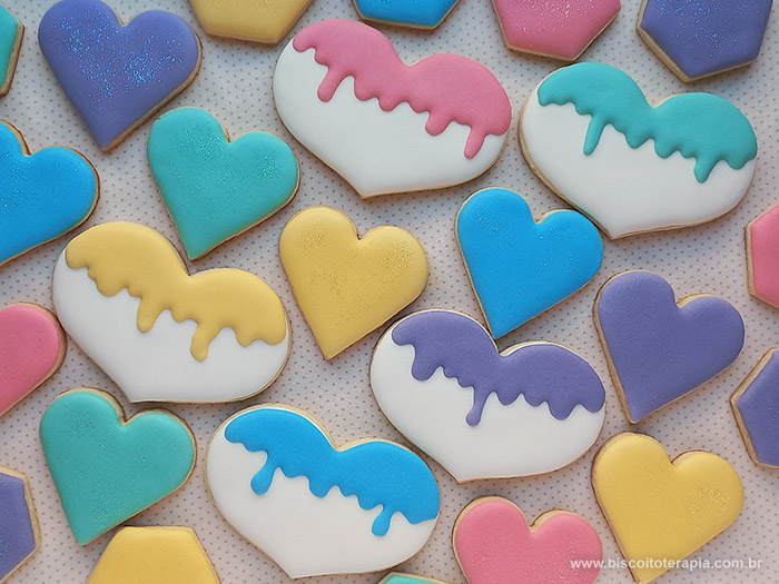 Biscoitos Decorados Festa das Cores