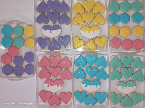 Biscoitos Decorados Festa das Cores