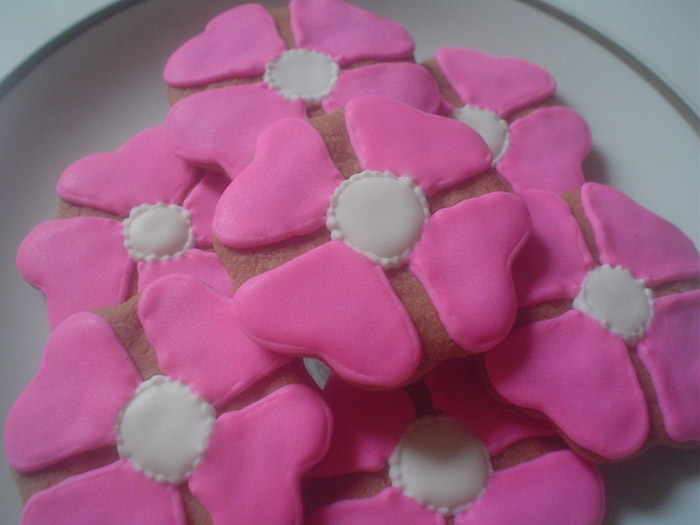 Biscoitos Decorados Flores Simples Biscoitos Decorados Flores Simplesr