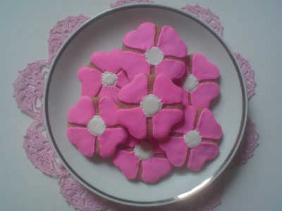 Biscoitos Decorados Flores Simples Biscoitos Decorados Flores Simplesr