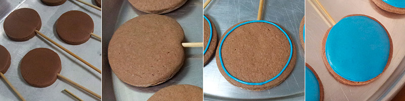 Biscoitos Decorados de Galinha Pintadinha para o Davi Biscoitos Decorados de Galinha Pintadinha para o Davi
