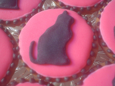 Biscoitos Decorados Gato Preto